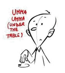 Under The Table Italian Gesture