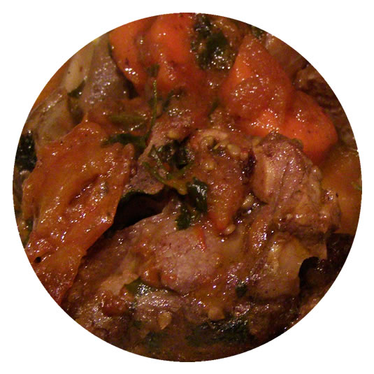 Pork Stew with Eggplant