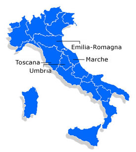 Central Italy - Information and Food